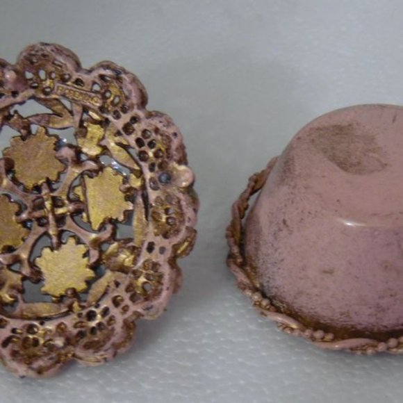 1950' 60' metal ring holder basket - Picture 2 of 5